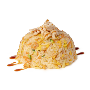 Riso Saltato con Verdure e Pollo