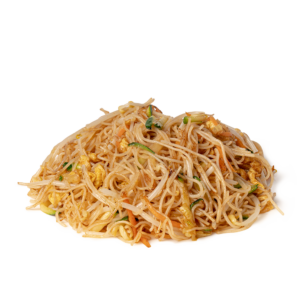 Spaghetti di Riso con Gamberi e Verdure
